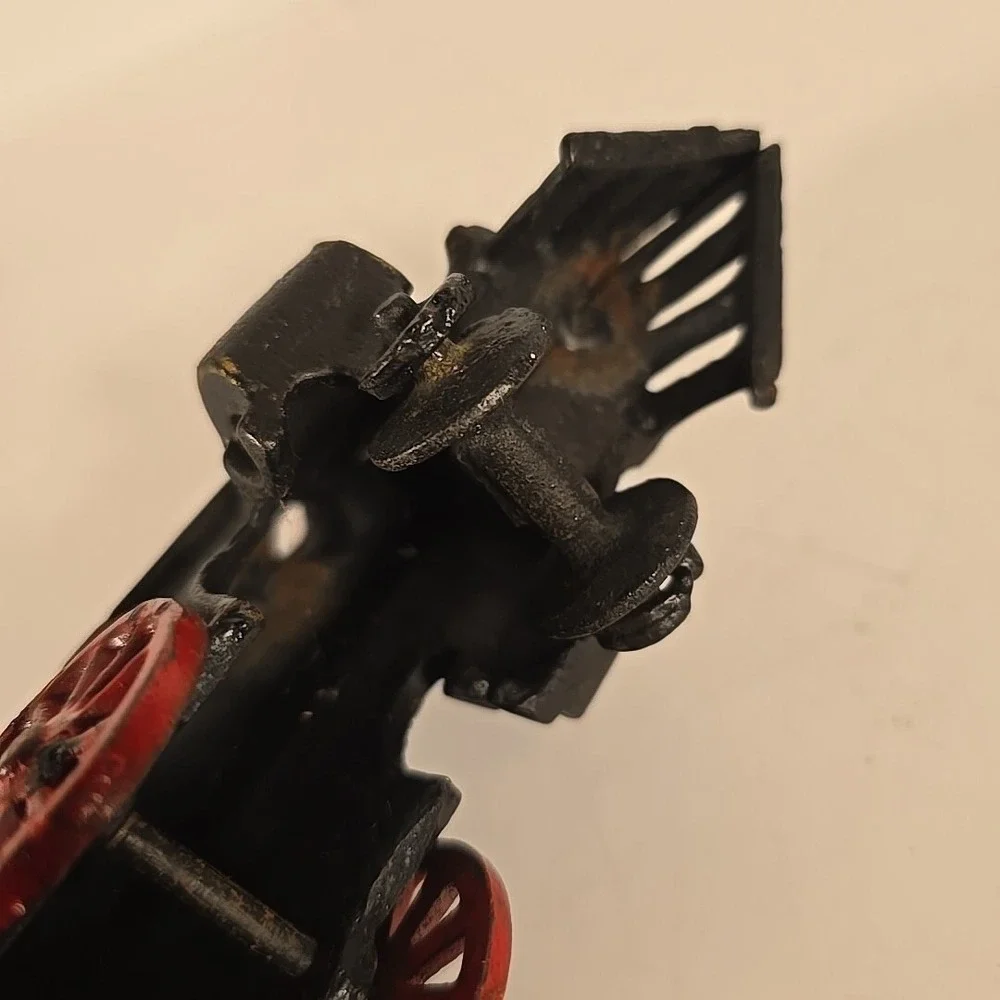 Vintage Cast Iron Black‎ Steam Engine #50 Train Locomotive Toy Made In Japan